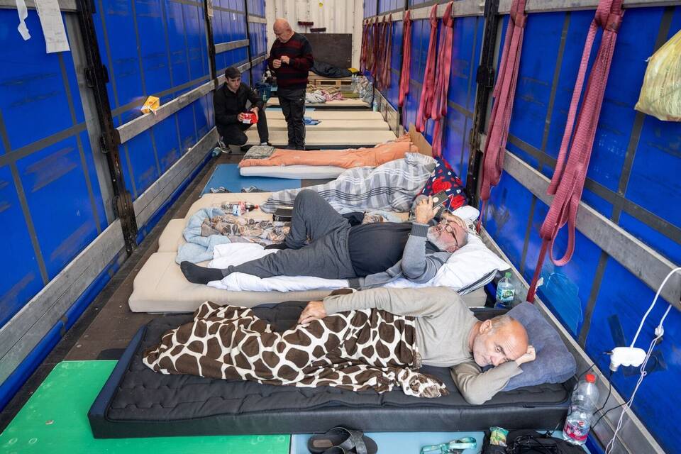 Trucker im Hungerstreik