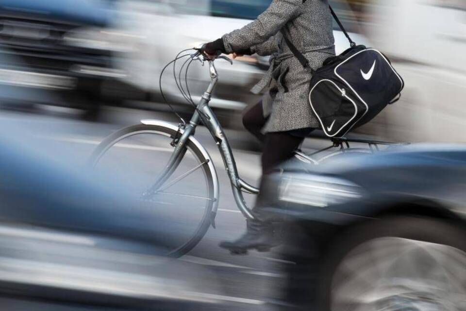 Radfahren in der Großstadt