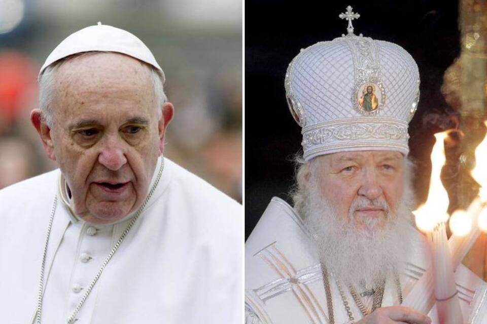 Papst Franziskus und Patriarch Kirill