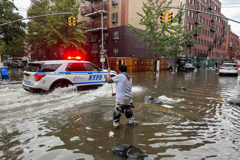 Hochwasser in New York Hochwasser in New York
