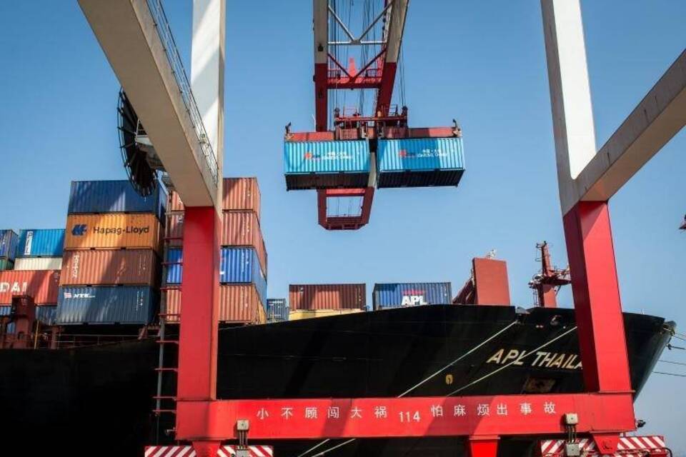 Containerhafen in Shanghai