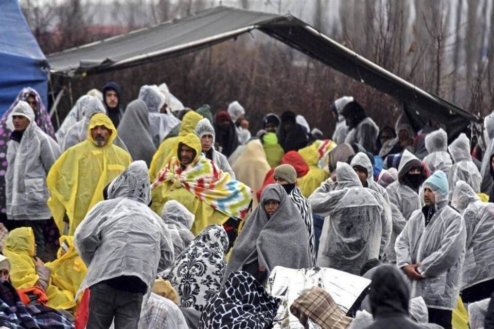 Flüchtlinge in Mazedonien Flüchtlinge in Mazedonien