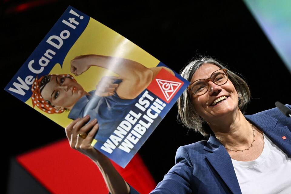 Christiane Benner beim Gewerkschaftstag IG Metall
