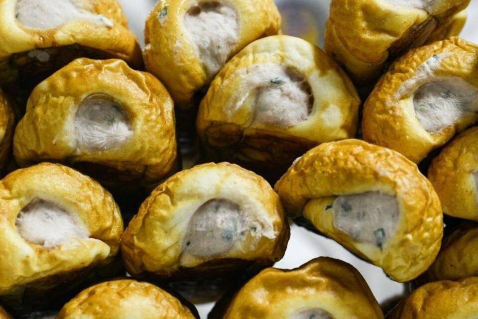 Weißwurst-Stangerl Weißwurst-Stangerl