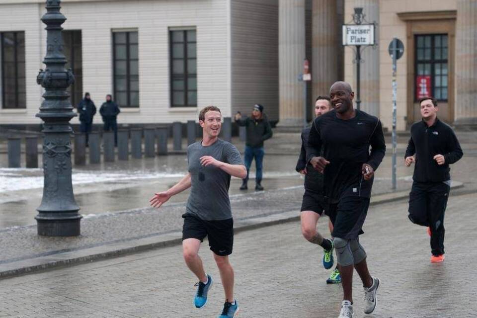 Zuckerberg joggt durch Berlin