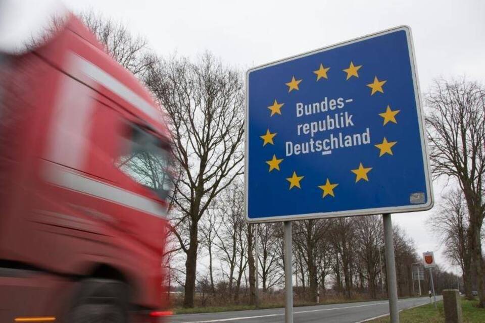 Grenzschild Grenzschild