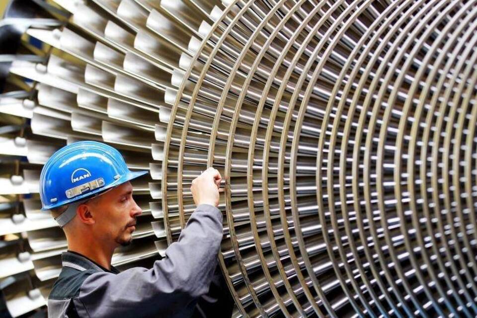 Schaufeln einer Turbine Schaufeln einer Turbine