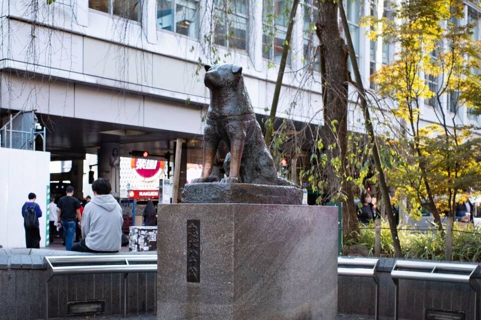 Hachiko-Statue in Tokio Hachiko-Statue in Tokio
