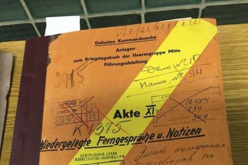 Deutsche Wehrmachtsakten kehren digital aus Russland heim