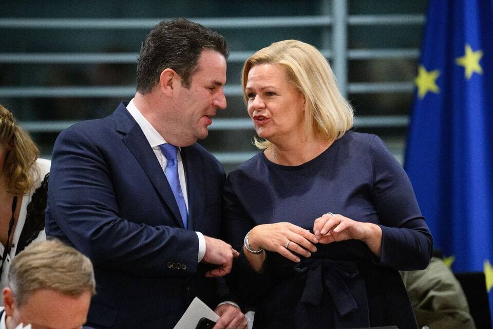 Hubertus Heil Nancy Faeser