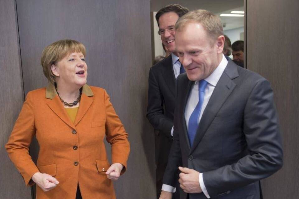 Merkel und Tusk