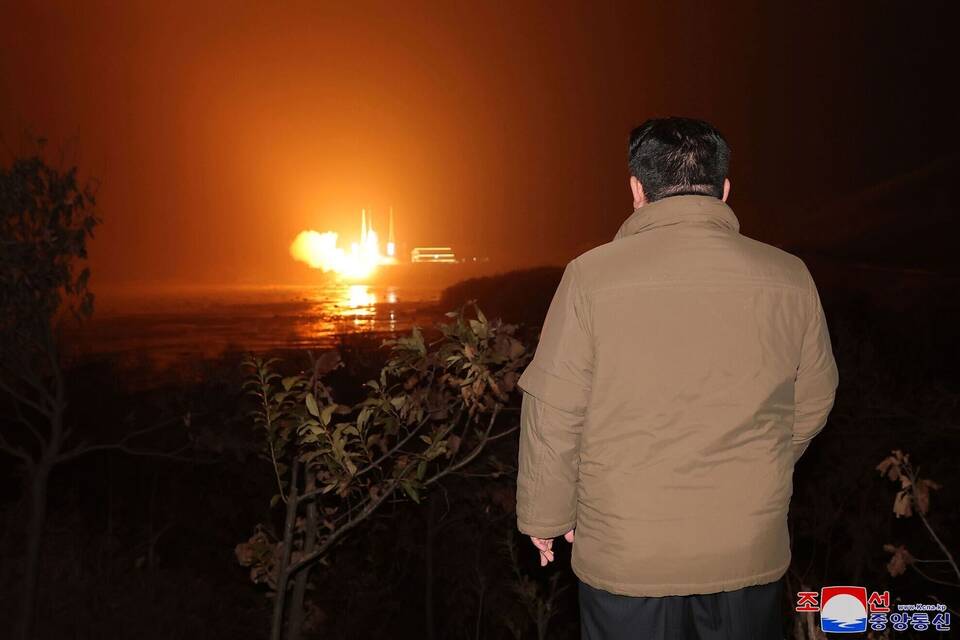 Nordkorea startet Rakete Nordkorea startet Rakete