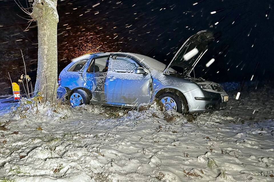 Wintereinbruch in Sachsen