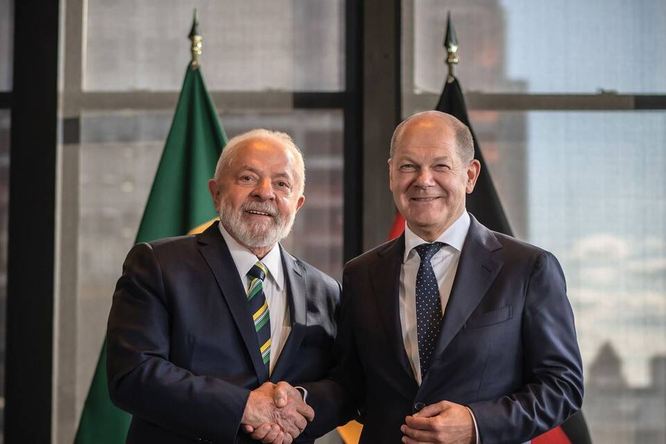 Olaf Scholz und Luiz Inácio Lula da Silva