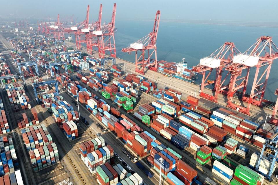 Containerterminal in China Containerterminal in China