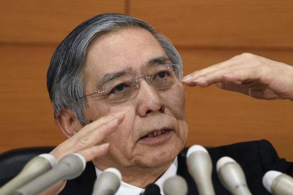 Notenbankchef Haruhiko Kuroda Notenbankchef Haruhiko Kuroda