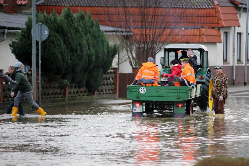 Hochwasser in Windehausen Hochwasser in Windehausen