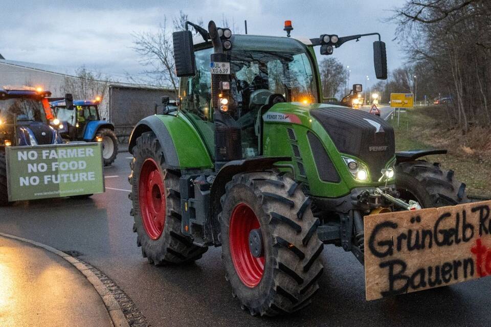 Protest der Landwirte Protest der Landwirte