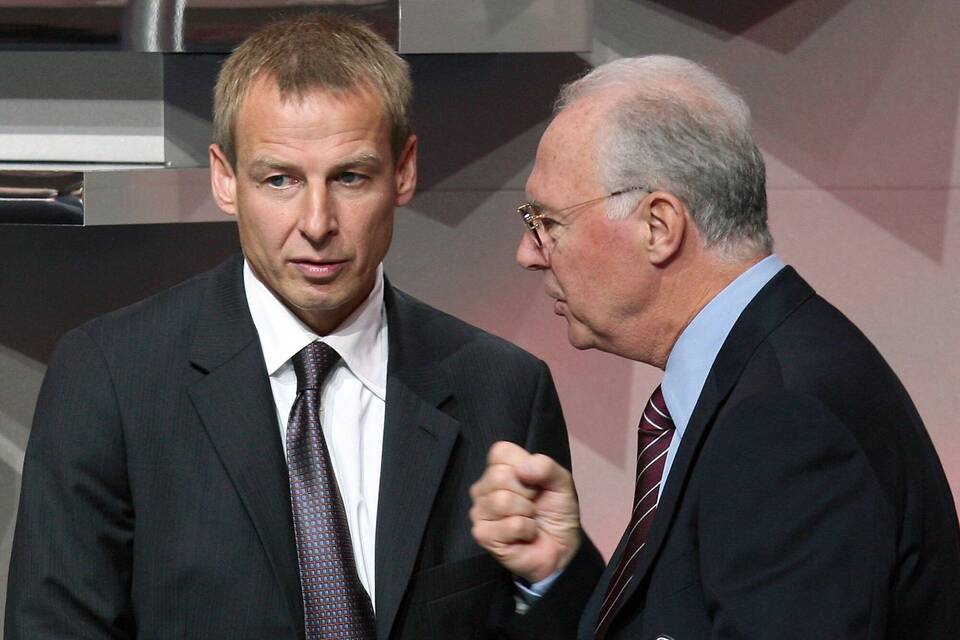 Klinsmann und Beckenbauer