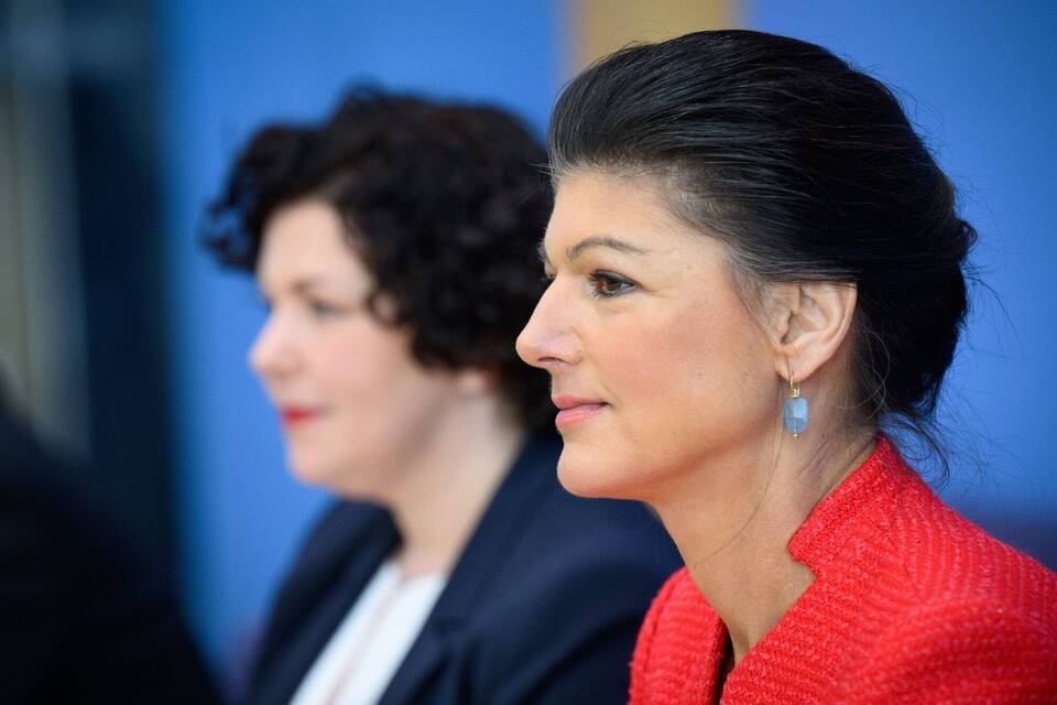 Amira Mohamed Ali und Sahra Wagenknecht Amira Mohamed Ali und Sahra Wagenknecht