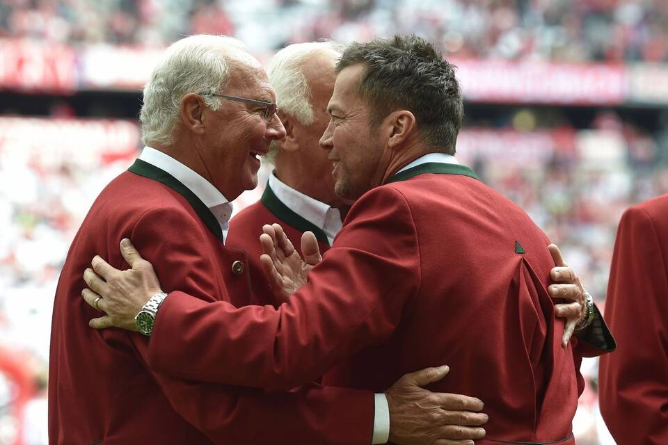 Franz Beckenbauer und Lothar Matthäus