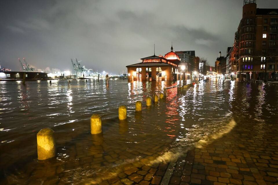 Sturmflut in Hamburg Sturmflut in Hamburg