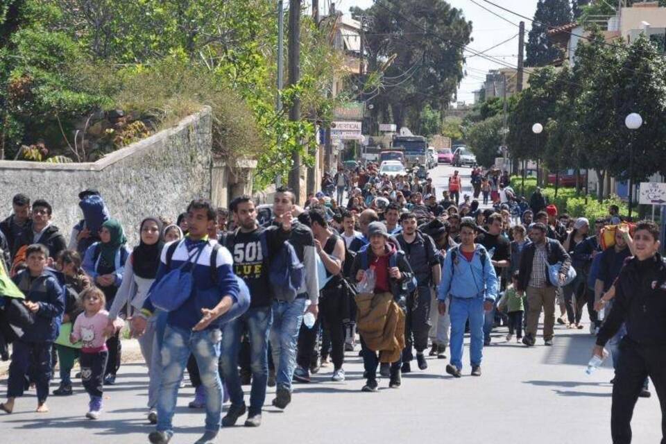 Flüchtlinge auf Ios Flüchtlinge auf Ios