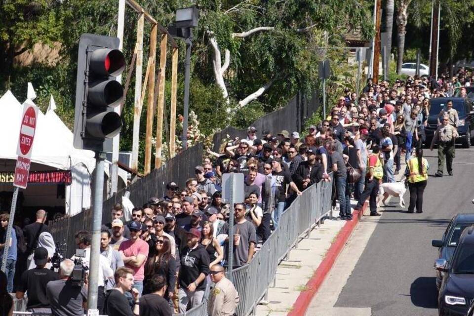 Fans von Guns N' Roses in Los Angeles