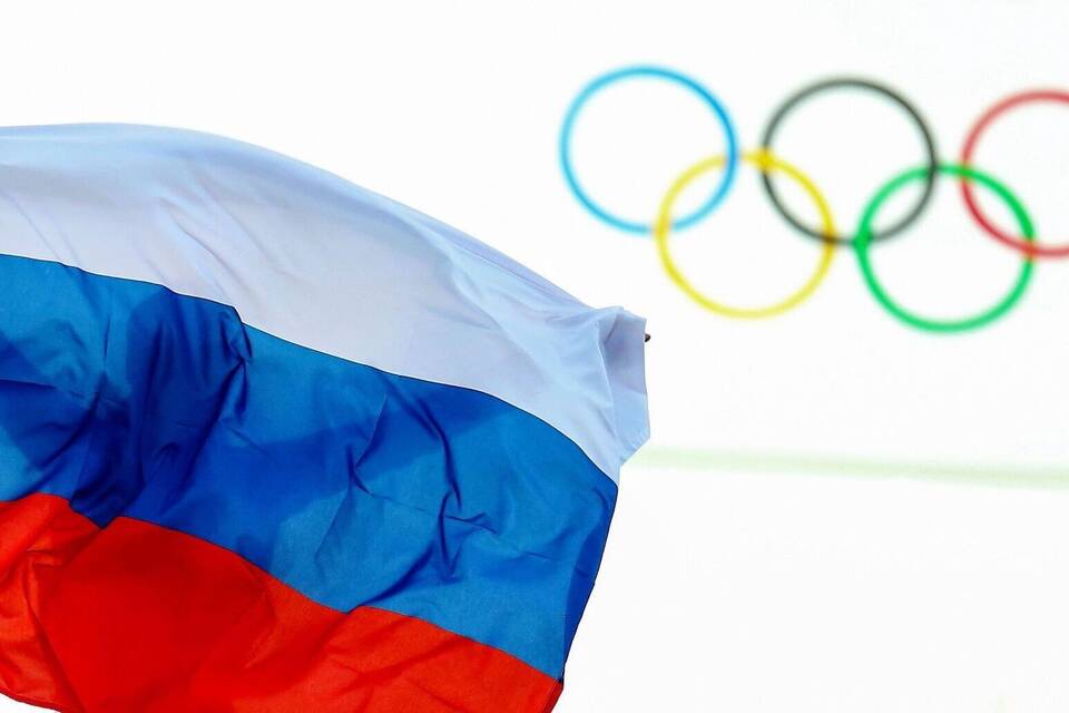 Russische Flagge