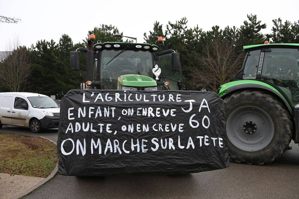 Bauernprotest - Frankreich Bauernprotest - Frankreich