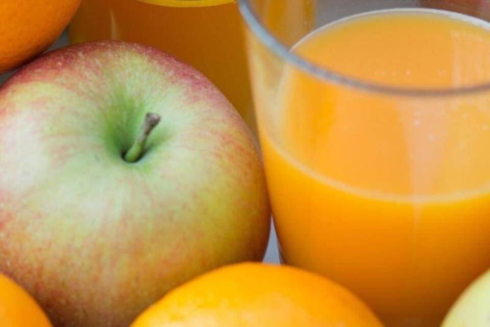 Fruchtsaft und Obst Fruchtsaft und Obst