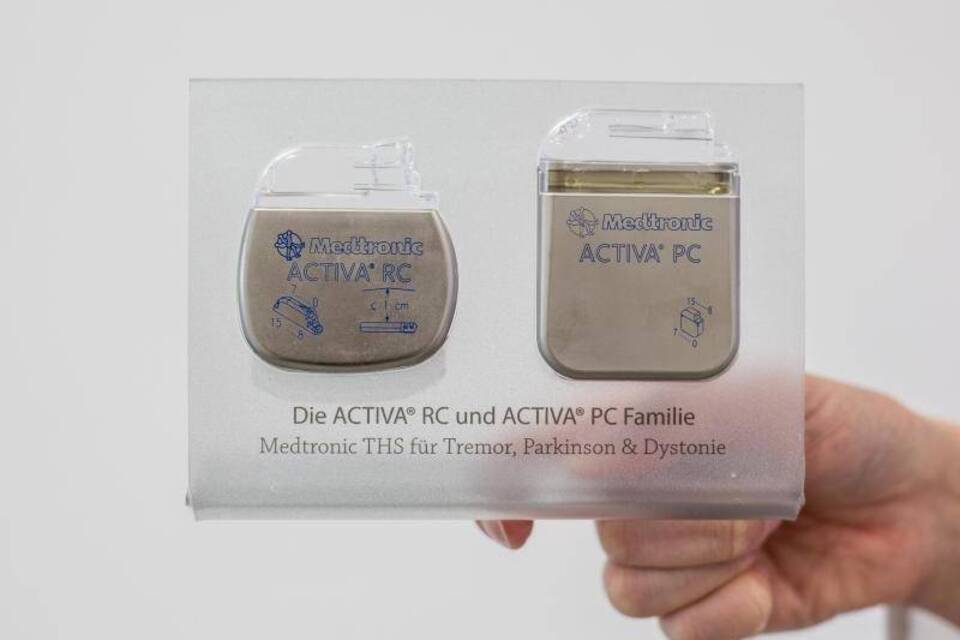 Hirnschrittmacher für Parkinson-Patient Hirnschrittmacher für Parkinson-Patient