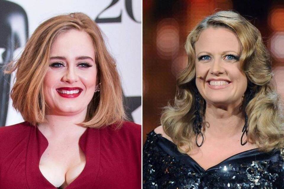 Adele und Barbara Schöneberger Adele und Barbara Schöneberger