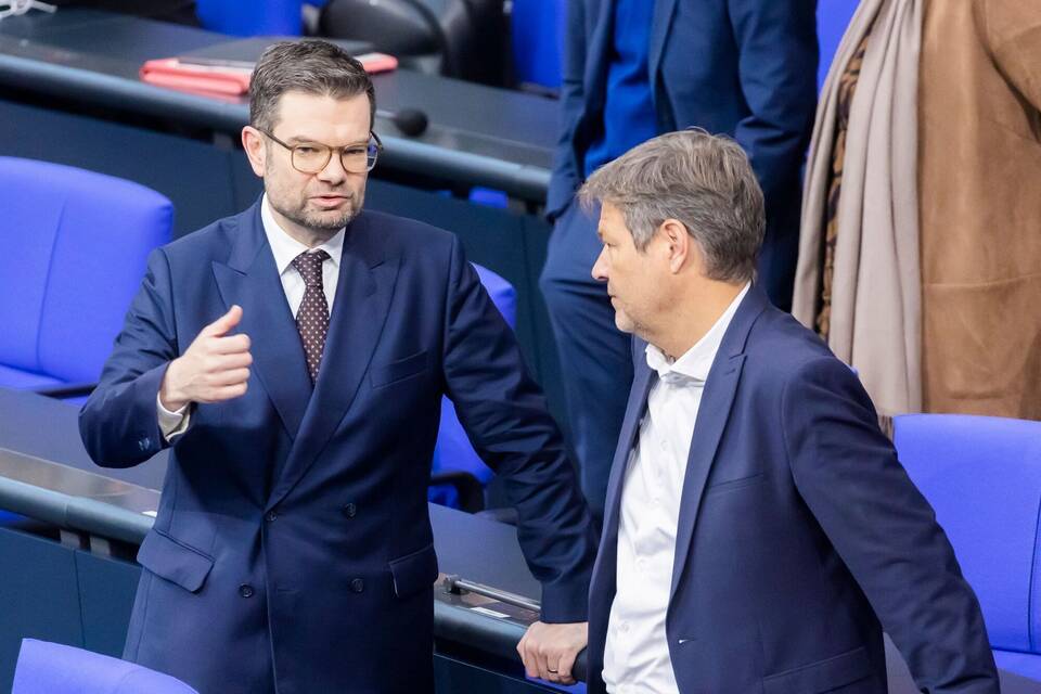 Marco Buschmann und Robert Habeck