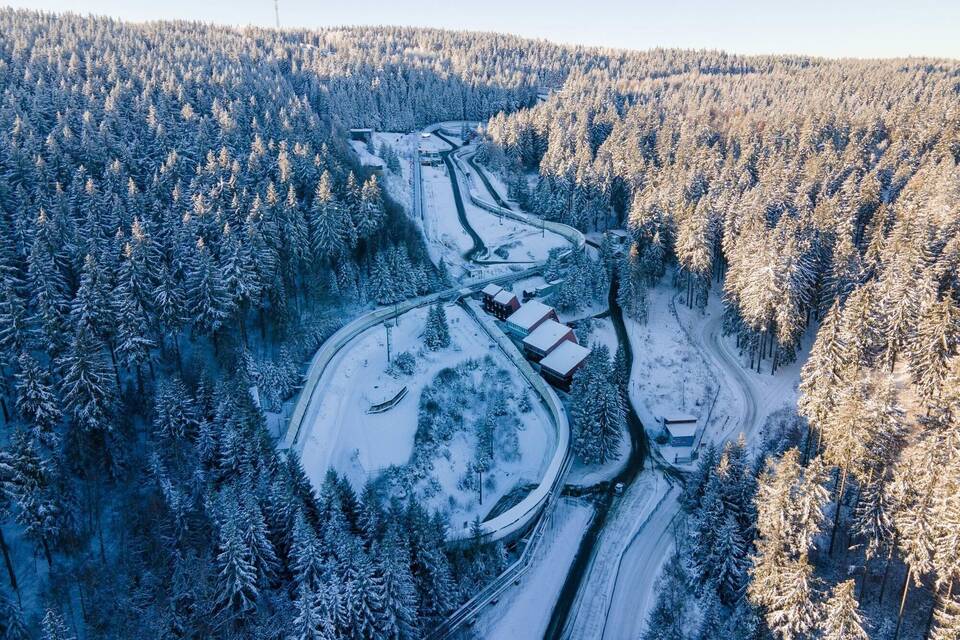 Eiskanal in Altenberg