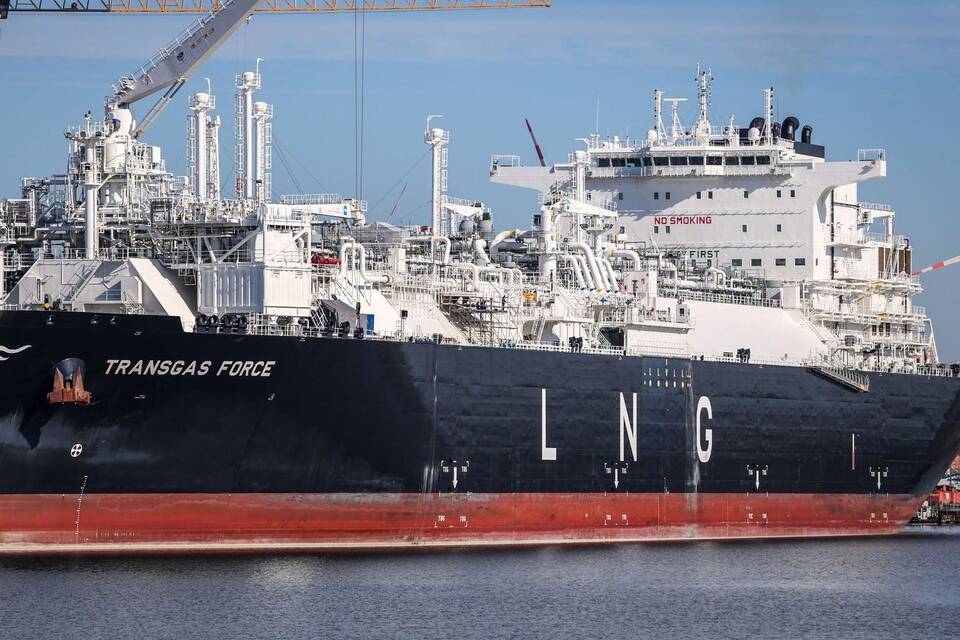 LNG Terminal-Schiff LNG Terminal-Schiff