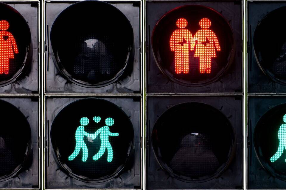 Ampel-Pärchen in München