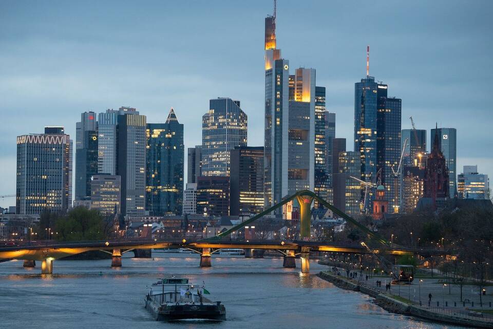 Bankenskyline von Frankfurt Bankenskyline von Frankfurt
