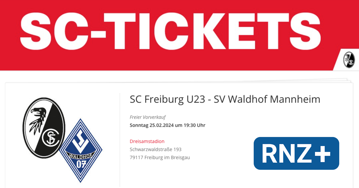 SV Waldhof in Freiburg: Darum muss man im Dreisamstadion seine Online