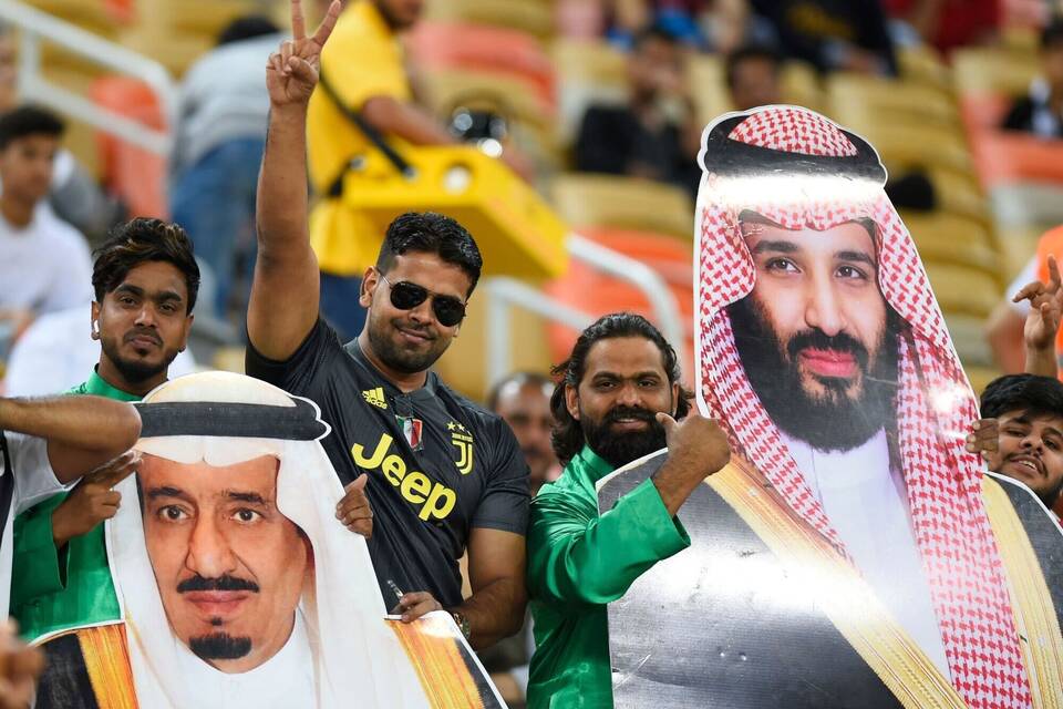 Fußball-Fans in Saudi-Arabien