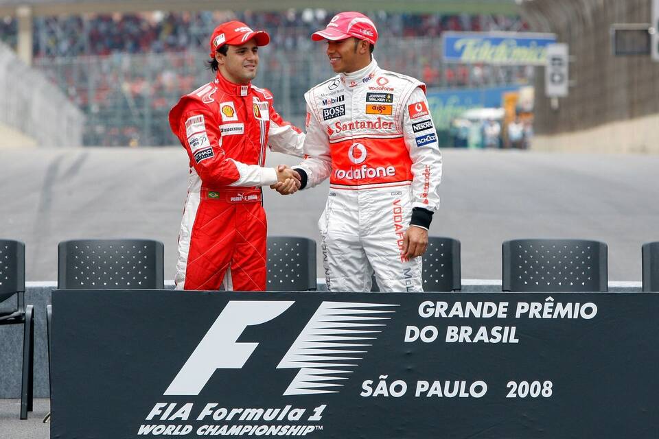 Massa und Hamilton