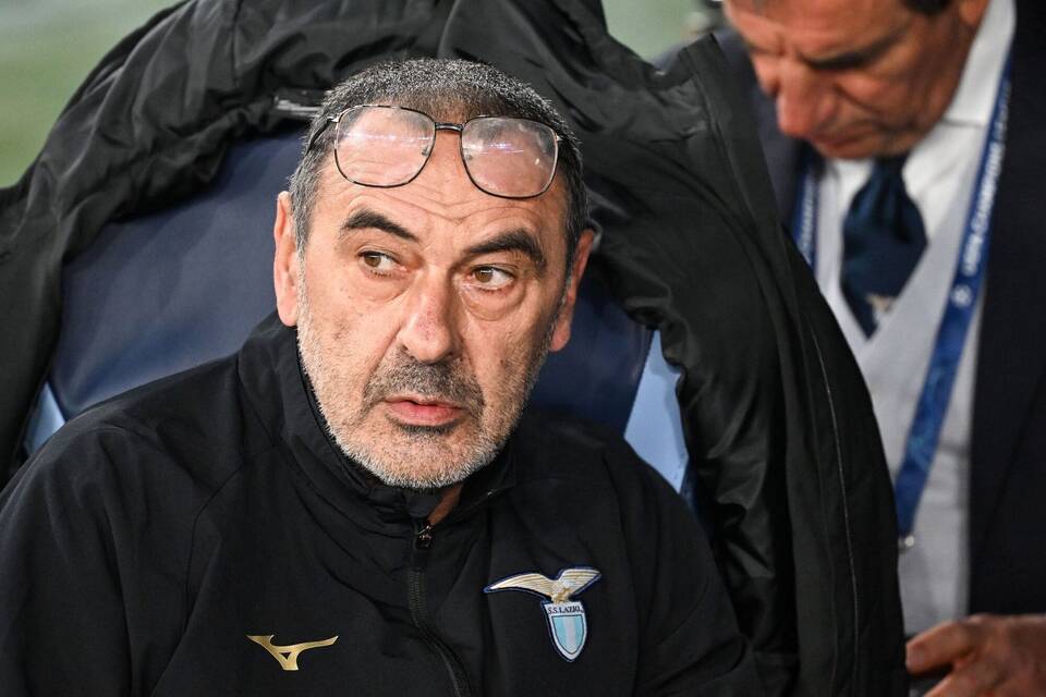 Lazio-Trainer Maurizio Sarri Lazio-Trainer Maurizio Sarri