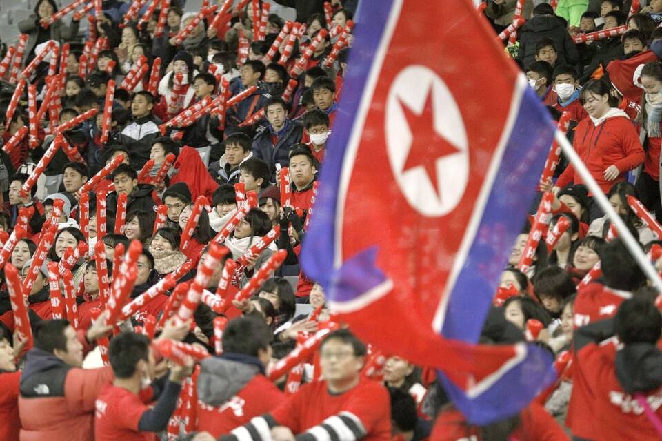 Nordkoreanische Fans