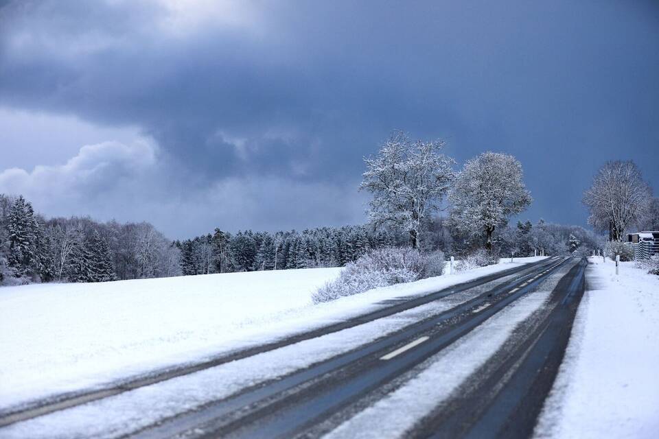 Schnee auf der Schwäbischen Alb Schnee auf der Schwäbischen Alb