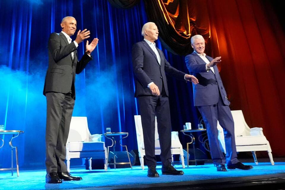 Obama, Biden und Clinton
