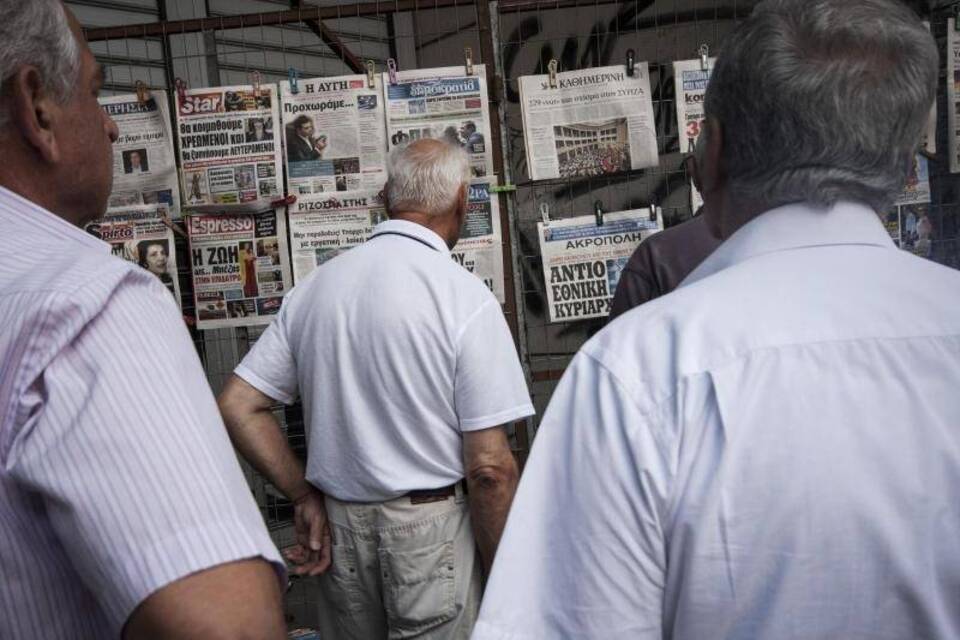 Griechische Zeitungen Griechische Zeitungen