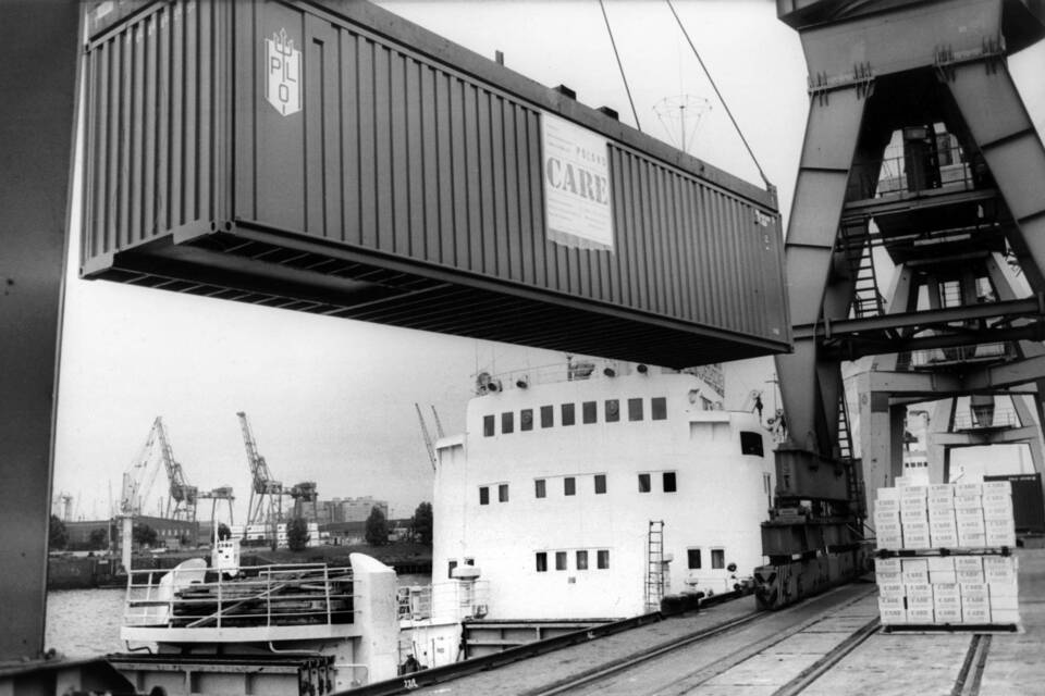 Vor 50 Jahren begann das Containerzeitalter Vor 50 Jahren begann das Containerzeitalter