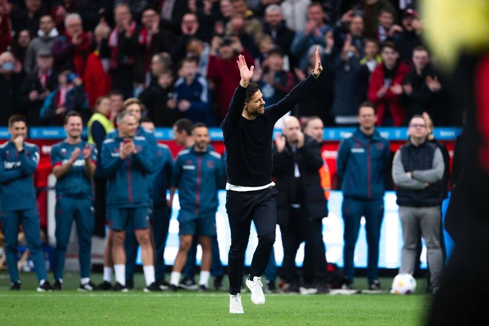 Jubel Bayer Leverkusen Jubel Bayer Leverkusen