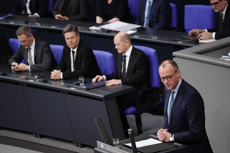 Merz, Scholz, Habeck und Lindner Merz, Scholz, Habeck und Lindner