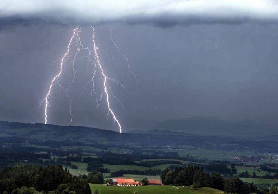 Gewitter über Bernbeuren